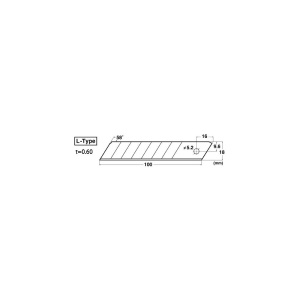 NT Cutter BL-151 Set 5 Lame Segmentate Groase 18mm - Img 6