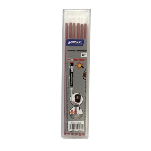 Pachet 6 mine Red-Riter reumplere creion marcaje sudura Trades-Marker® Dry, Markal - Img 2