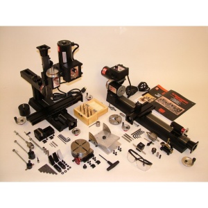 Pachet mini strung si mini freza 6210 CNC - Img 2
