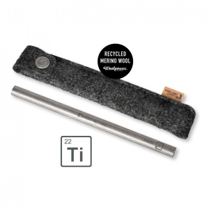 Pai din titan in husa Straw Kit Titanium, LIGHT MY FIRE