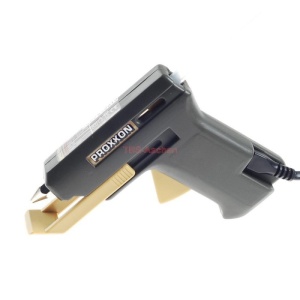 Pistol de lipit GlueGun HKP 220, verde, 40W, 200°C, duze interschimbabile, include 4 batoane si 3 duze, functional cu batoane de 7mm - Img 6