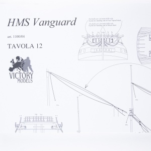 Planuri contructie navomodel Victory Models, HMS Vanguard, Scara 1:72, Lungime: 1180mm, Amati Italia - Img 7