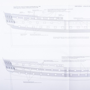 Planuri contructie navomodel Victory Models, HMS Vanguard, Scara 1:72, Lungime: 1180mm, Amati Italia - Img 3