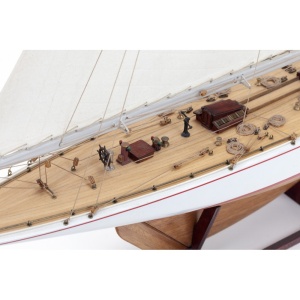 RAINBOW - J Class Yacht - 1934 - US Defender, Scara 1:80, Navomodel Amati, Set scule incluse - Img 7