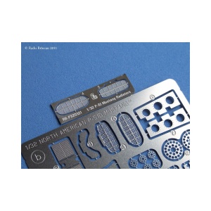 RB-P32021 Radiator pentru MUSTANG, inclocuire piese kit Tamyia - Img 2