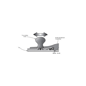 Rindea Veritas Tools pentru imbinari lemn, lama din otel PMV-11. - Img 4