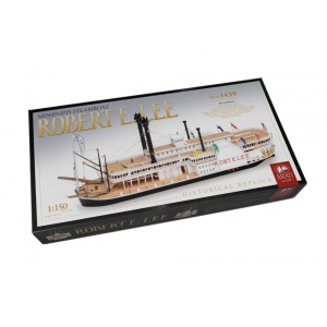 Robert E. Lee - Vas cu sbaturi, Navomodel Amati, Scara 1:150, Lungime 60cm - Img 5