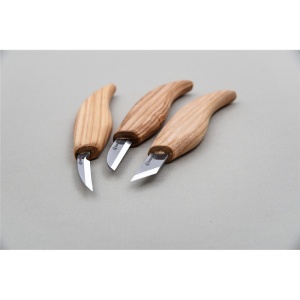 S12 Set 3 cutite sculptura/cioplit in lemn pentru incepatori, BeaverCraft - Img 8