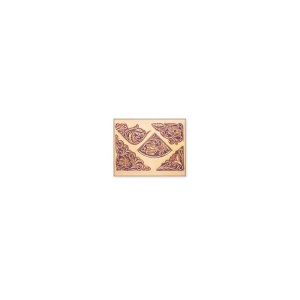 Sablon pielarie pentru colturi SHERIDAN - Tandy Leather SUA - Img 2