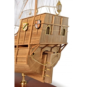 Santa Maria - 1492 Nava amiral al lui Columb, Navomodel Amati, Scara 1:65, Lungime 54cm - Img 8