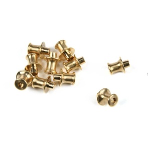 Set 2 cabestane verticale din alama, 6.5mm, Amati