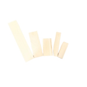 Set 5 blocuri de lemn de cires pentru cioplit