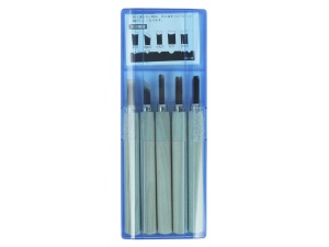 Set 5 dalti japoneze pentru cioplit si sculptura miniatura, Takagi - Img 3