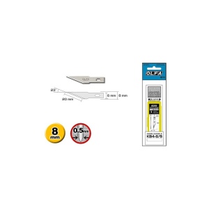 Set 5 lame de precizie tip dalta OLFA KB4-S/5 Japonia - Img 2