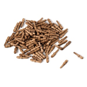 Set 50 cavile din lemn de nuc, 10mm, Amati