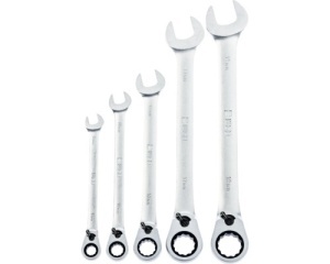 Set chei combinate reversibile WGB, 5 piese, crom-vanadiu