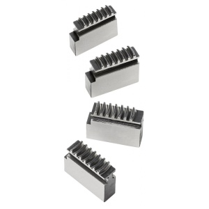 Set cu 4 falci, moi si fara trepte pentru precizie 125 mm, WABECO