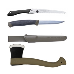 Set Cutit Companion MG (C), Fierastrau Silky Gomboy 240mm cu 10dinti, 30mm si Topor verde - Img 2