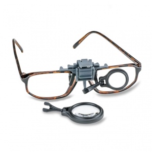 Set lupe cu clips pentru ochelari OcuLens, putere 5x/8x - Carson - Img 7