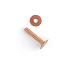 Set nituri cupru pielarie nr. 12 pielarie, Tandy Leather 19 mm