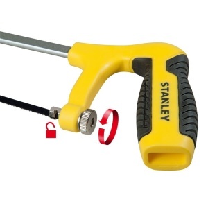 Stanley 1-15-317, Fierastrau de mana cu maner tip pistol, lama din otel, lungime lama 150mm, grosime lama 0.6mm - Img 3