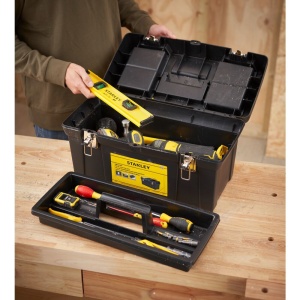 Stanley 1-92-066, cutie de depozitare 19" cu inchizatoare metalica, 2 organizatoare si tava - Img 5