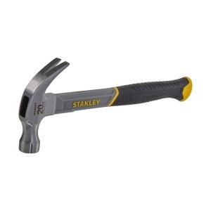 Stanley STHT0-51310, ciocan cu maner din fibra de sticla, gheara curbata, 560g