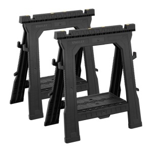Stanley STST1-70713, Pereche capre pliabile pentru taiat lemne, capacitate maxima 450kg