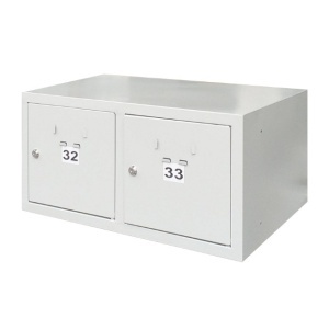 Suprapozabil pentru vestiar cu 2 usi, 600x450x300 mm