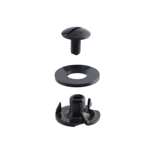 Surub cu piulita negru, set 4 buc. Tandy Leather - Img 5