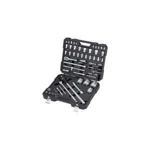 Trusă chei tubulare WGB 1/4" + 1/2" + 3/4", 54 piese, crom-vanadiu, Ius Brasov - Img 2