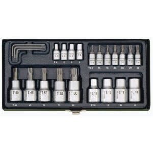 Trusa speciala pentru suruburile TORX, Proxxon 23102, 24 piese - Img 2