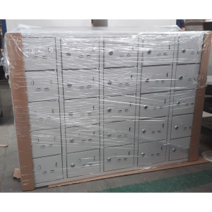 Vestiar cusetat 5x5 pentru telefoane mobile si mici lucruri personale, 1250x160x540 mm - Img 2