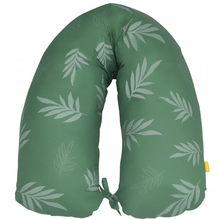 Perna pentru alaptat 2 in 1 Ammi+, Skiddou, Wild climber, Verde, ‎109 x 48 x 20 cm