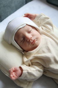 Bentita 2 in 1 pentru urechi BabyJem, Antracit