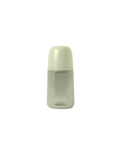 Biberon din silicon, 240ml, Colour Essence SX Pro debit mediu, verde
