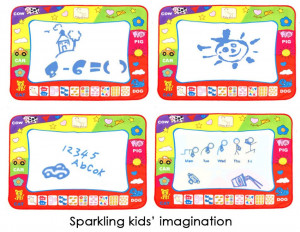 Covoras pentru desenat cu creion magic, pe baza de apa Drool - Img 5