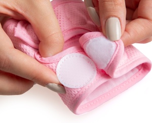 Genunchiere de protectie pentru bebelusi BabyJem, Roz