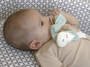 Lant pentru suzeta din material textil cu steluta BabyJem - Img 7