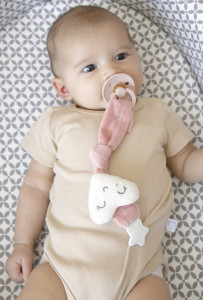 Lant pentru suzeta din material textil cu steluta BabyJem - Img 11