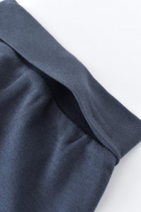 Pantaloni Bebe Unisex din bumbac organic Bleumarin BabyCosy - Img 3