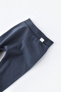 Pantaloni cu Botosei - Bumbac organic Bleumarin BabyCosy - Img 2