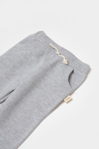 Pantaloni lungi, Two thread, 100%bumbac organic - Gri, BabyCosy