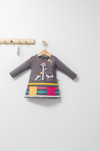 Rochita pentru fetite Colorful autum, Tongs baby