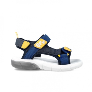 Sandale cu velcro pentru copii Garvalin, azul