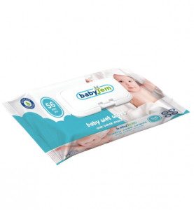 Servetele umede BabyJem, 1 pachete x 56 bucati - Img 2