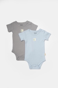 Set 2 body Bamboo, blue, BabyCosy, 50% bumbac+50%bambus