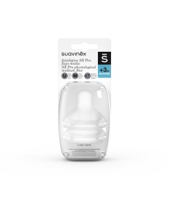 Set 2 tetine SX PRO, debit mediu, +3 luni, Suavinex - Img 3
