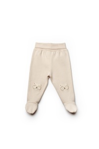 Set 3 piese: body, pantaloni si caciulita TeddyBear, BabyCosy, 100% bumbac