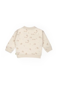 Set bluzita cu pantalon, Lamb, BabyCosy, 100%bumbac organic - Img 4